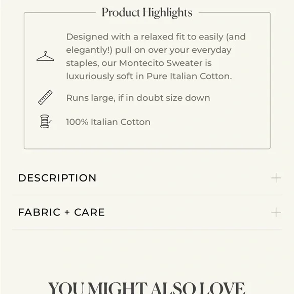 Frank & Eileen White Ribbed Crewneck Sweater - Picture 6 of 6